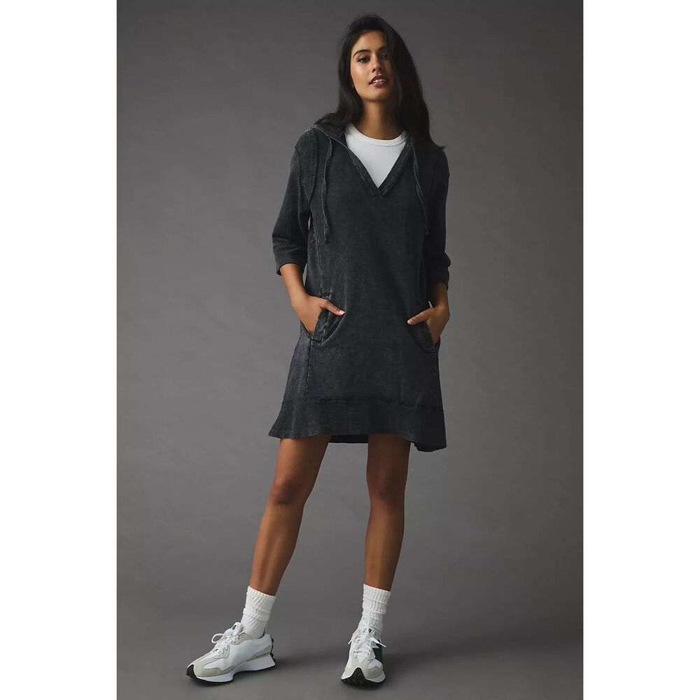 Daily Practice Anthropologie Sport Hoodie Mini‎ Dress Small